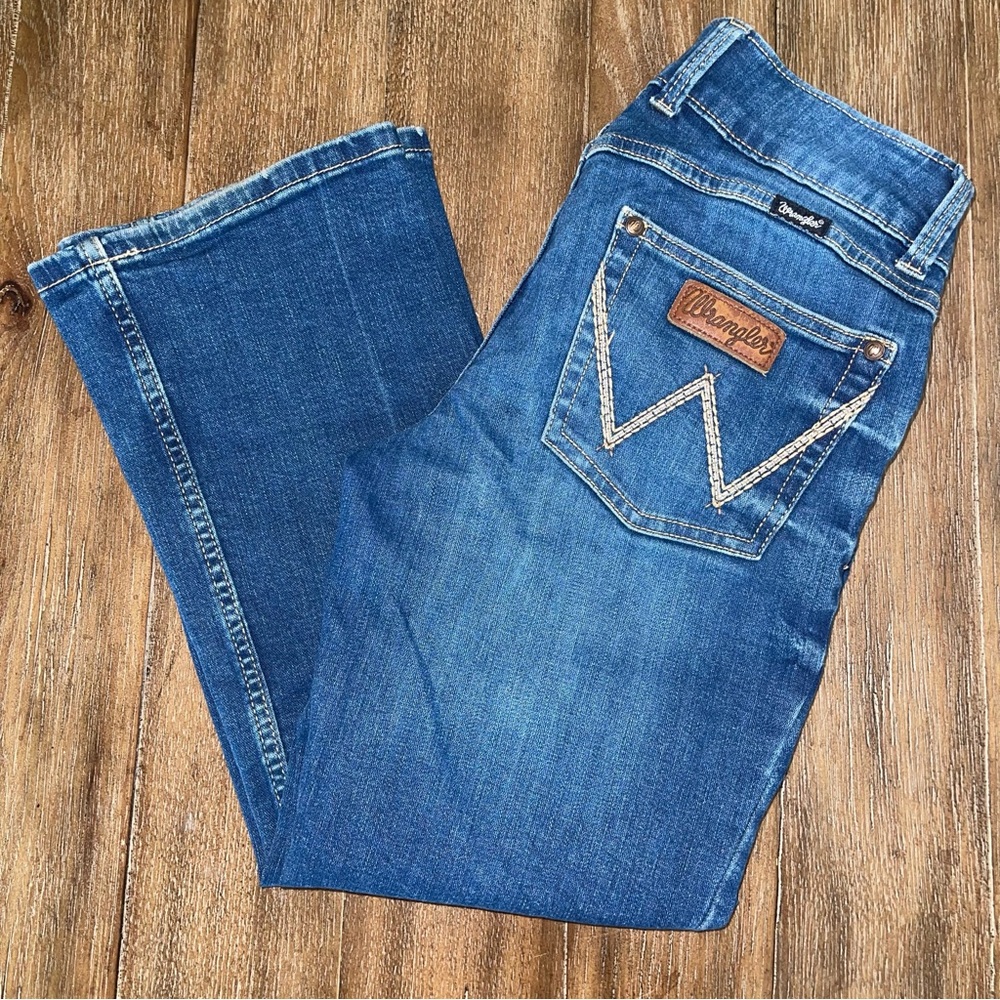 Wrangler Blue Straight Leg Jeans